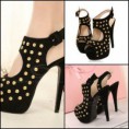 Tacones Negros Moda